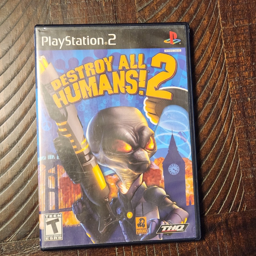 Destroy All Humans! 2 - Sony PlayStation 2 PS2 Complete CIB Game